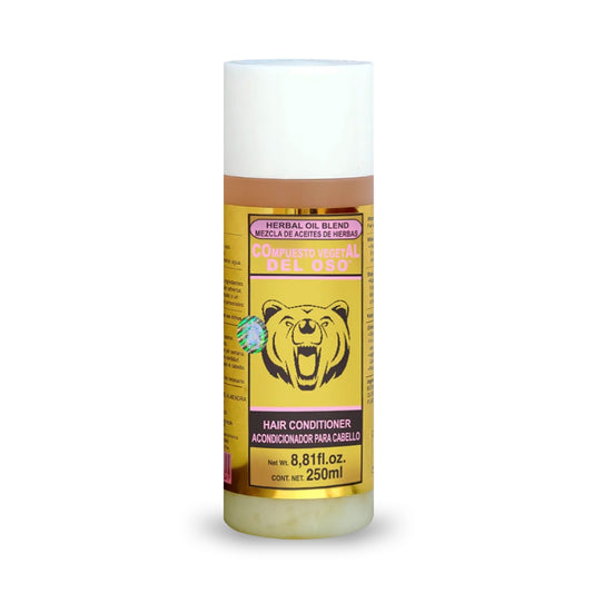 Acondicionador capilar COMPUESTO VEGETAL DEL OSO® Olivo, coco, linaza y almendras BOT. 250ml