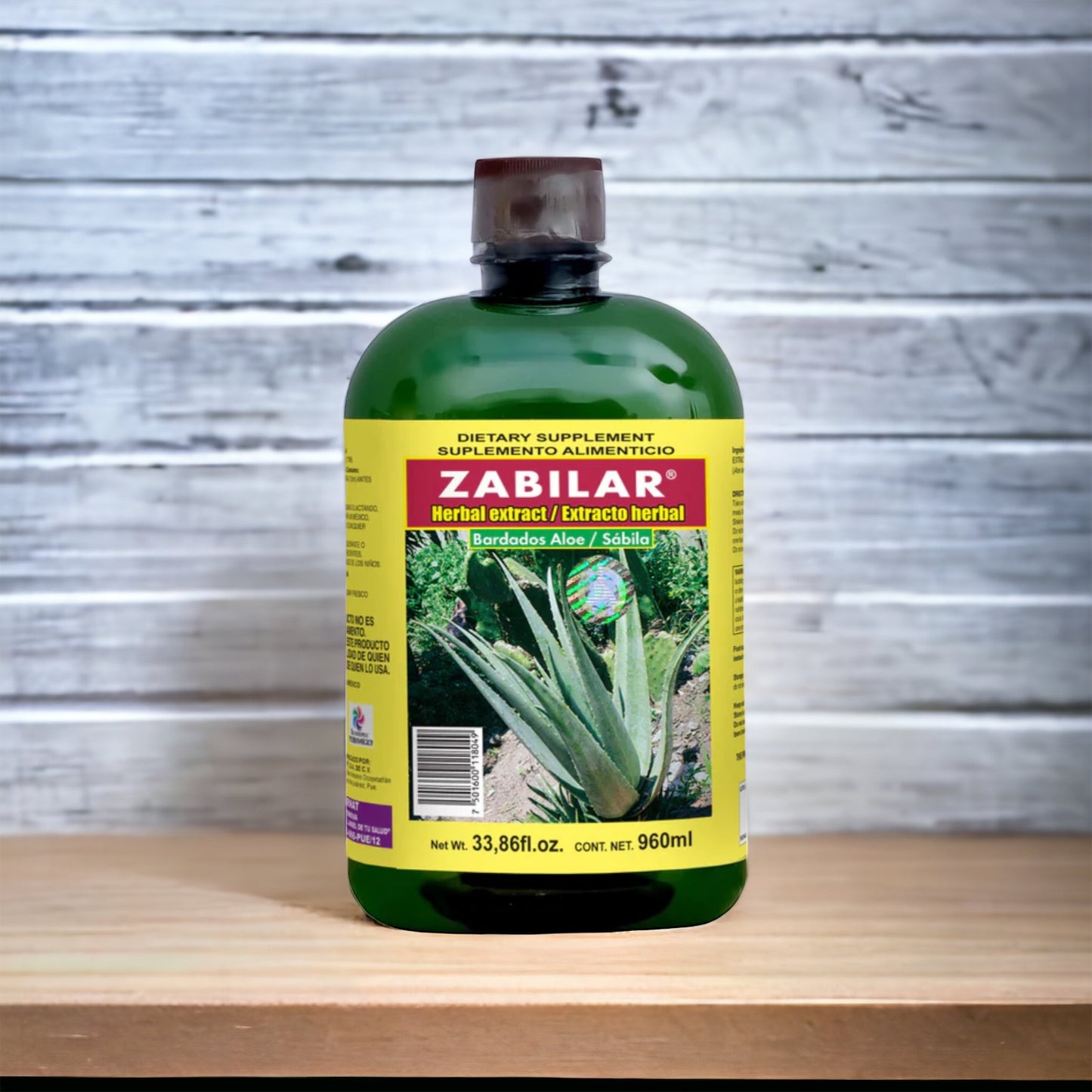 Extracto herbal ZABILAR® Sábila GFÓN. DE 960ml