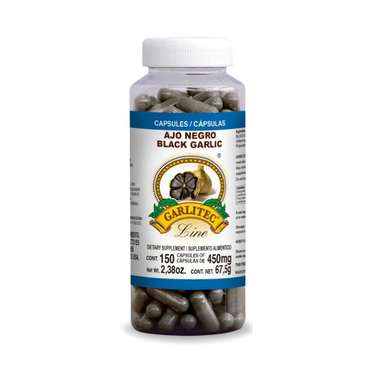 Cápsulas duras GARLITEC LINE® Ajo negro FCO. DE 150