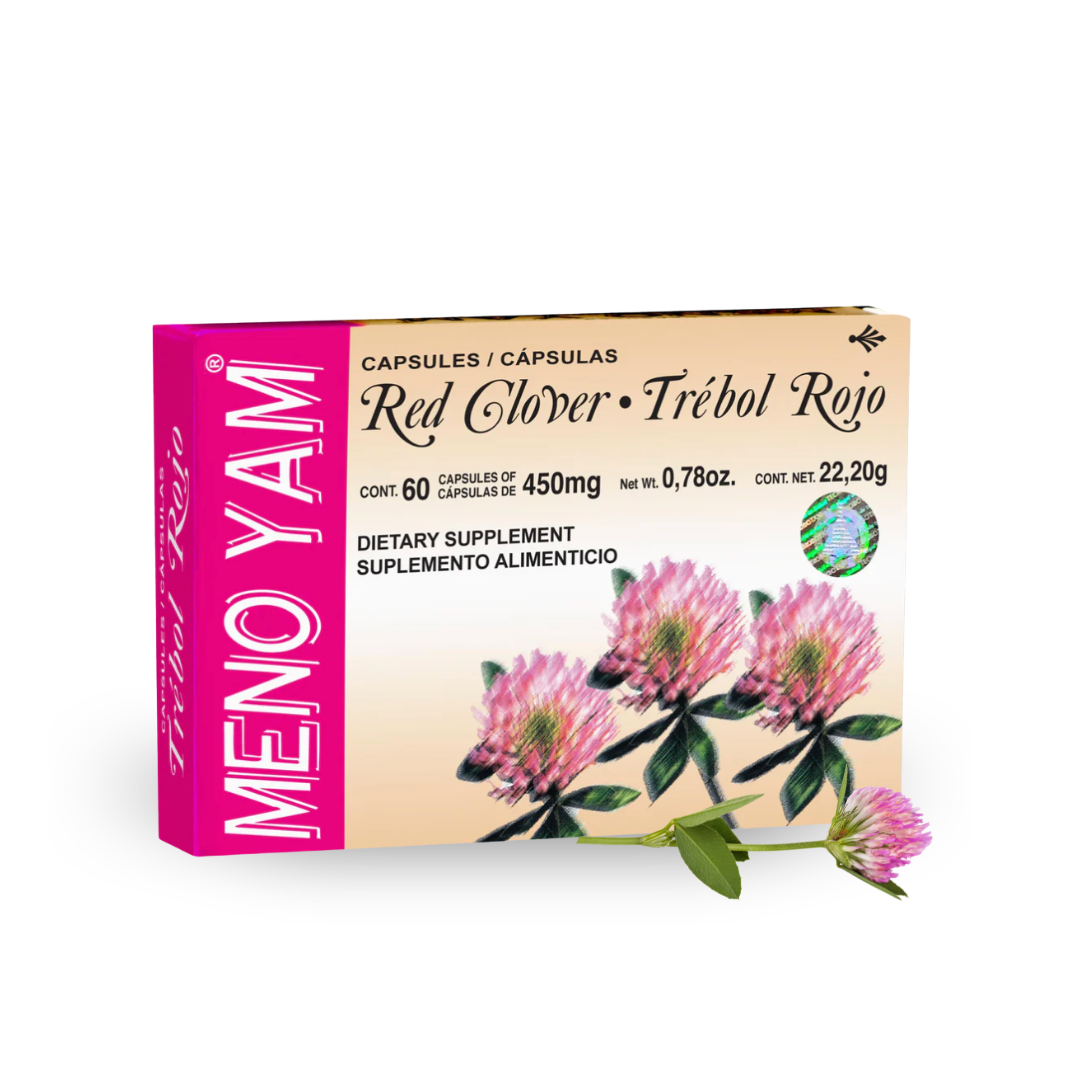 Cápsulas duras MENO YAM® Trebol rojo CJA. BL. 6x10