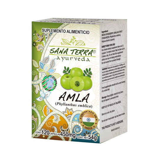 Cápsulas duras SANA TERRA® Amla CJA/FCO. DE 120