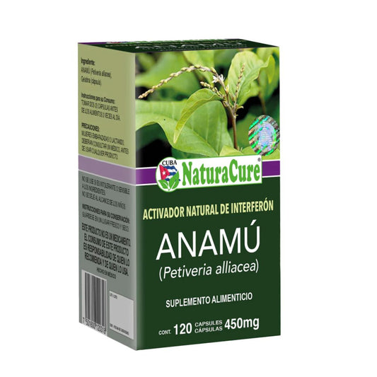 Cápsulas duras NATURACURE® Anamú CJA/FCO. DE 120