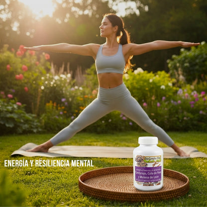 Cápsulas duras ENERCOMPLEX PLANT® Cordyceps, cola de pavo y melena de león CJA/FCO. DE 120