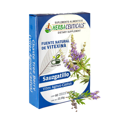 Cápsulas duras HERBACEUTICALS® Vitexina CJA. BL. 6x10