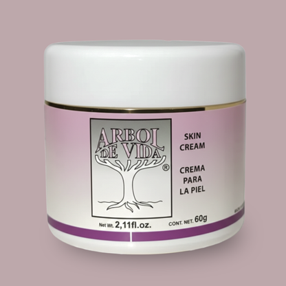 Crema facial ÁRBOL DE VIDA® Concha nácar, jurema, gérmen de trigo, + 1 CJA/TARRO 060g