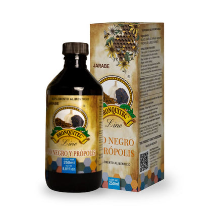 Jarabe BRONQUITEC LINE® Ajo negro y  própolis CJA/FCO. 250ml