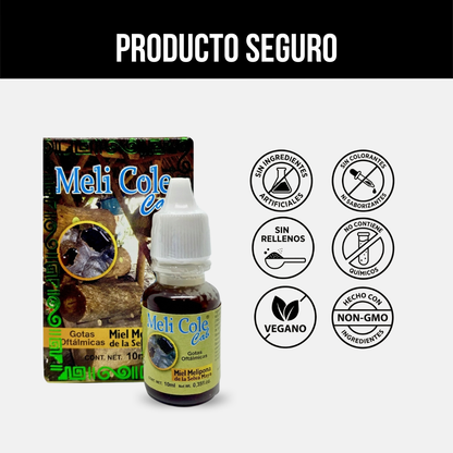 Gotas oftálmicas MELI COLE CAB® Melipona, miel CJA/BOT. 010ml