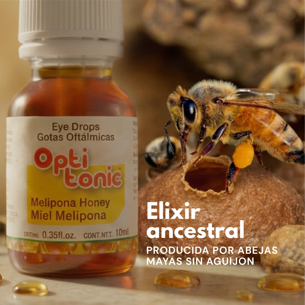 Gotas oftálmicas OPTITONIC® Melipona, miel CJA/BOT. 010ml
