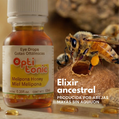 Gotas oftálmicas OPTITONIC® Melipona, miel CJA/BOT. 010ml