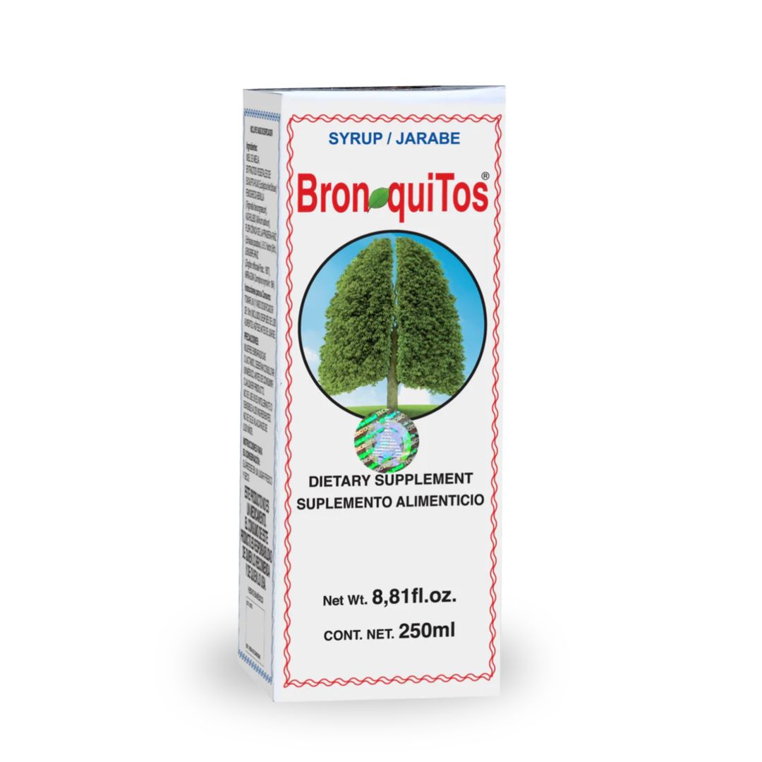Jarabe BRONQUITOS® Miel de abeja, fenogreco, própolis, + 5 CJA/FCO. 250ml