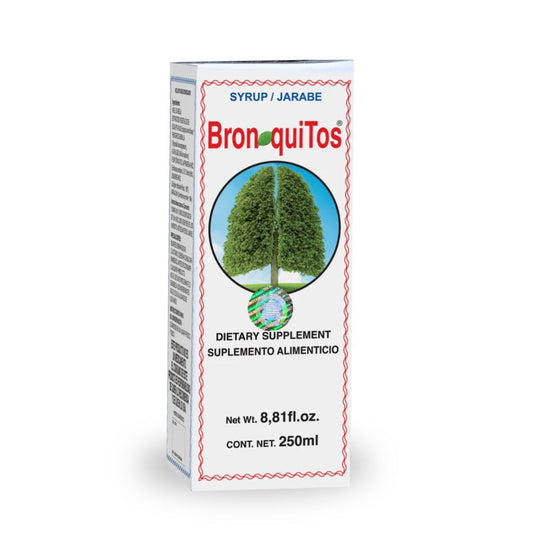 Jarabe BRONQUITOS® Miel de abeja, fenogreco, própolis, + 5 CJA/FCO. 250ml