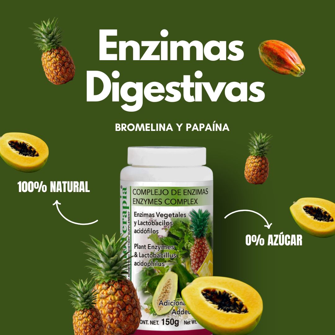Polvo para preparar ENZIMOTERAPIA® Enzimas y lactobasilos FCO. DE 150g
