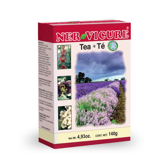 Infusión relajante NERVICURE® Espino albar, toronjil, tila de bolita y zapote blanco