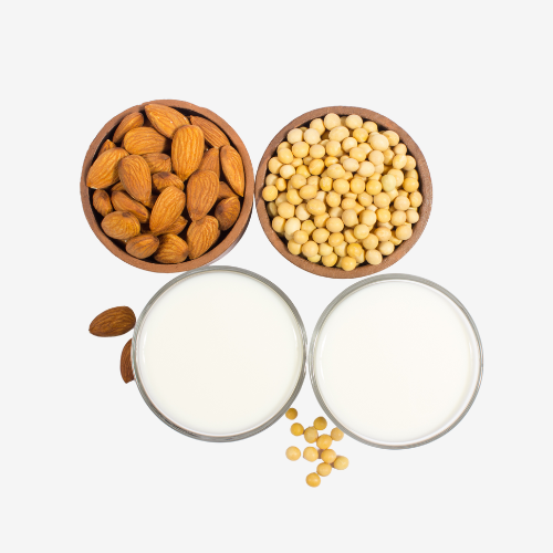 limentación, con productos como leches vegetales y alimentos naturales.